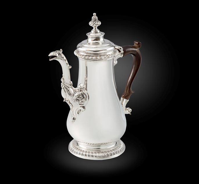 Fuller White - A George II Silver Chocolate Pot    | MasterArt